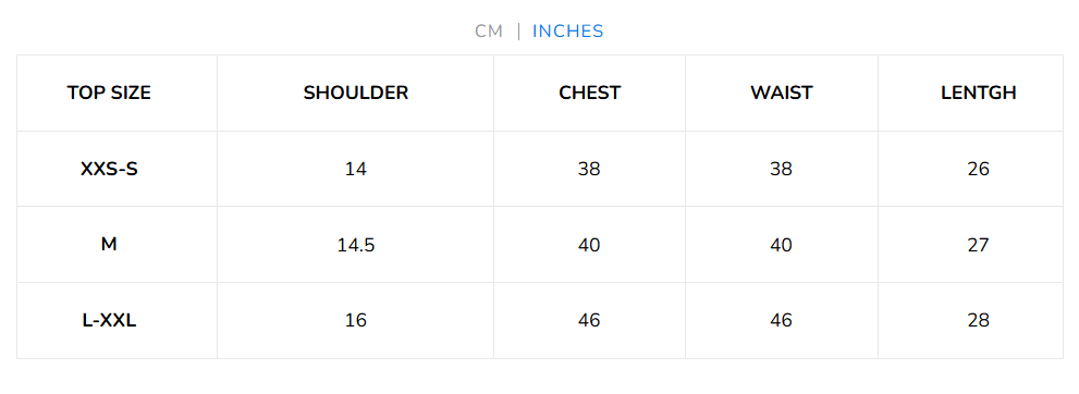 Size Guide