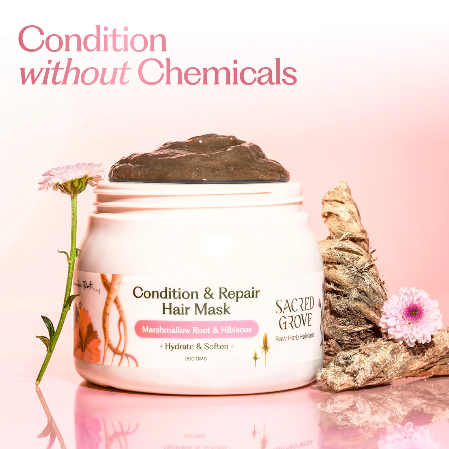 Deep Conditioning Hair Mask Hair Mask For Dry And Frizzy Hair Repair & Hydrating Mask (200gms) | Sacred Grove at Broadway