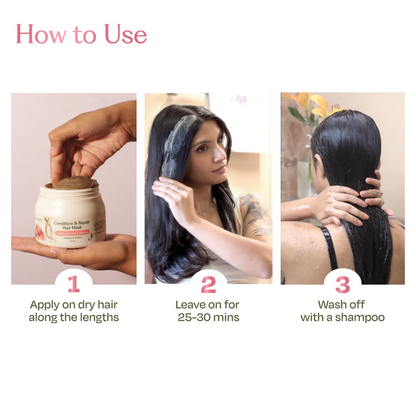 Deep Conditioning Hair Mask Hair Mask For Dry And Frizzy Hair Repair & Hydrating Mask (200gms) | Sacred Grove at Broadway