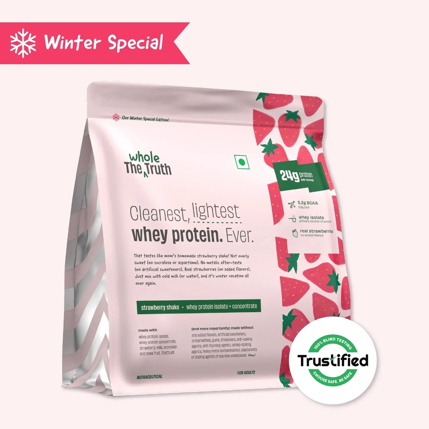 The Whole Truth 24g Whey Protein Isolate + Concentrate - 1kg | The Whole Truth Foods at Broadway