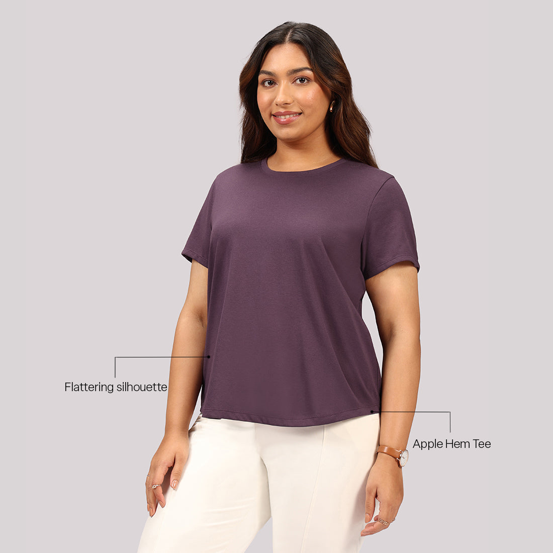 Cotton Pro Curved Hem Tee | BlissClub at Broadway