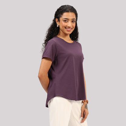 Cotton Pro Curved Hem Tee | BlissClub at Broadway