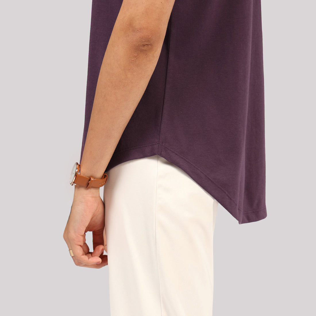 Cotton Pro Curved Hem Tee | BlissClub at Broadway