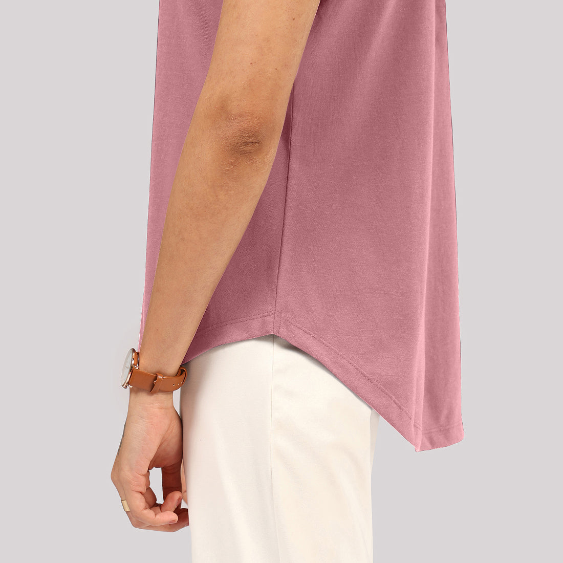 Cotton Pro Curved Hem Tee | BlissClub at Broadway