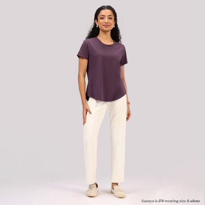 Cotton Pro Curved Hem Tee | BlissClub at Broadway