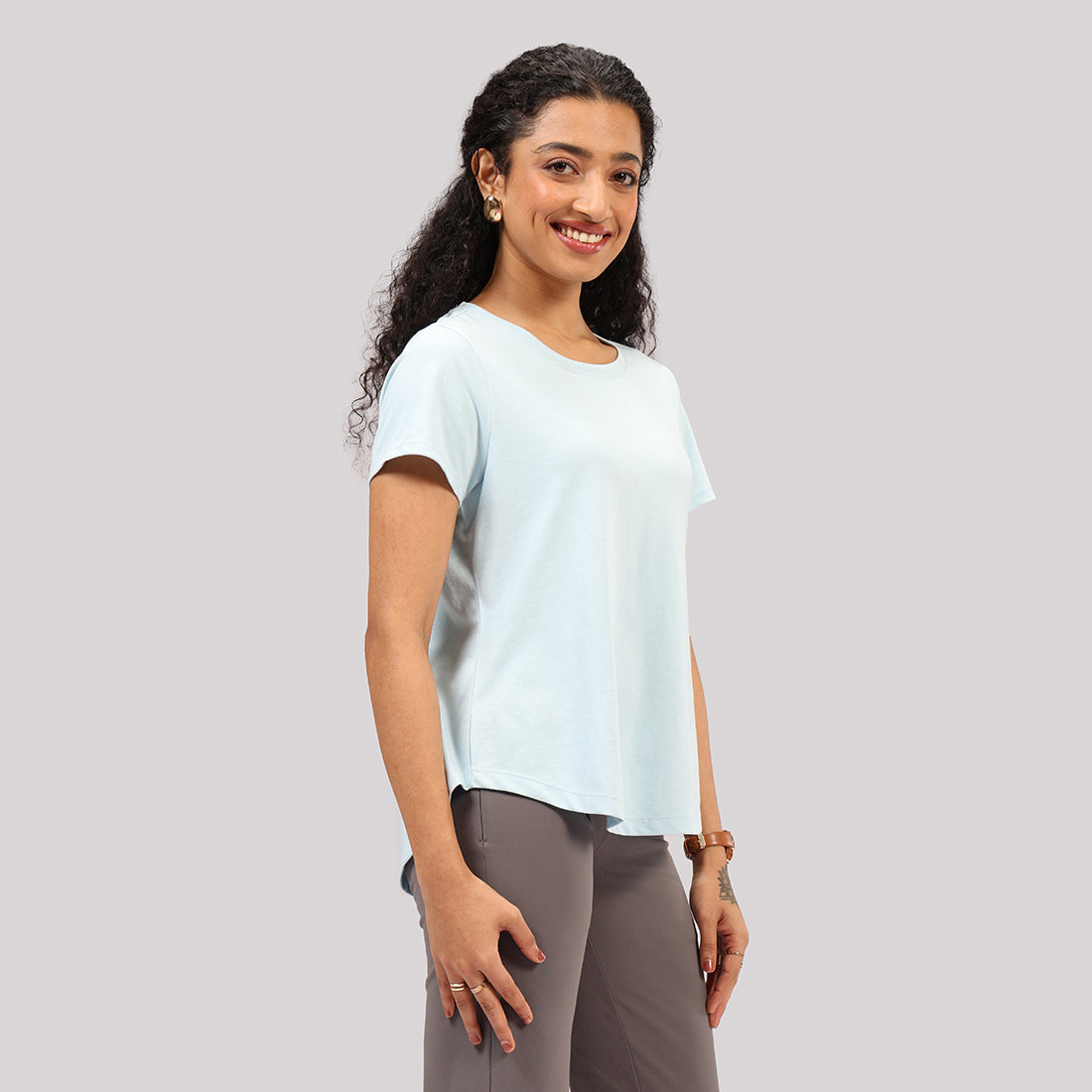 Cotton Pro Curved Hem Tee | BlissClub at Broadway