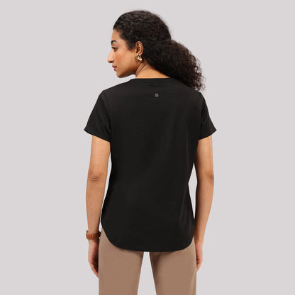 Cotton Pro Curved Hem Tee | BlissClub at Broadway