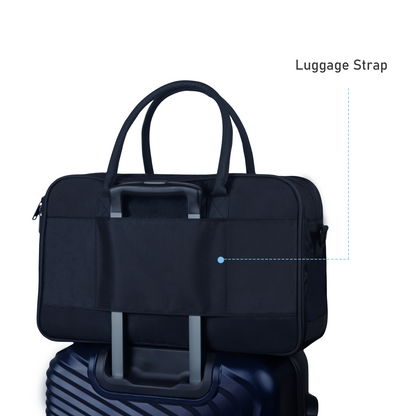 Carriall Black Tech Duffle bag With 15.6 Laptop Compartment