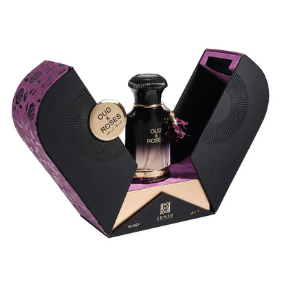 Ahmed Al Maghribi Oud & Roses Eau De Parfum 60 ml for Men & Women | Ahmed Al Maghribi at Broadway
