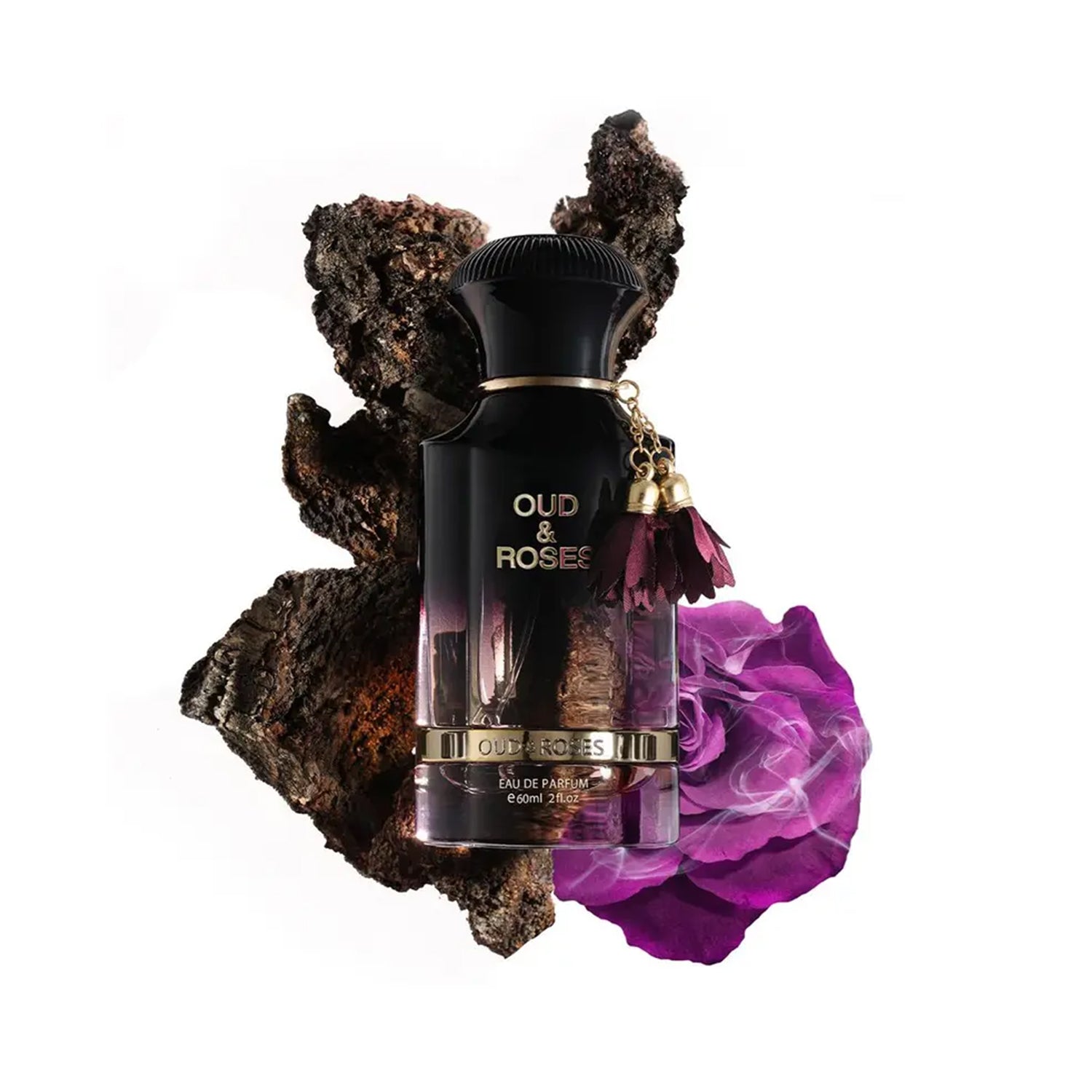 Ahmed Al Maghribi Oud & Roses Eau De Parfum 60 ml for Men & Women | Ahmed Al Maghribi at Broadway