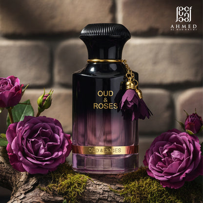 Ahmed Al Maghribi Oud & Roses Eau De Parfum 60 ml for Men & Women | Ahmed Al Maghribi at Broadway