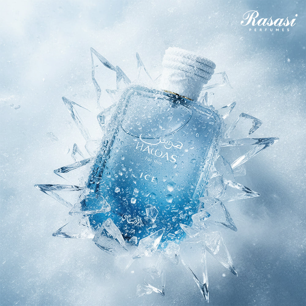 Rasasi Hawas Ice Eau De Parfum 100ml for Men & Women | Rasasi at Broadway