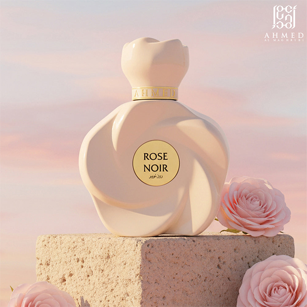Ahmed Al Maghribi Rose Noir Eau De Parfum 75 ml for Men & Women | Ahmed Al Maghribi at Broadway