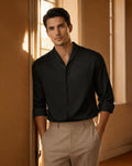 The Drape Runway Shirt Black