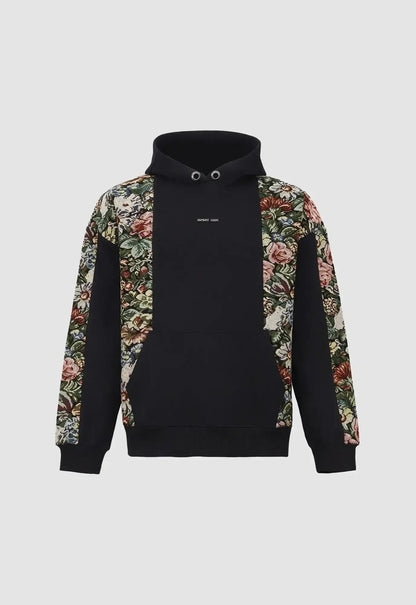 Eden Jacquard Panel Hoodie Men