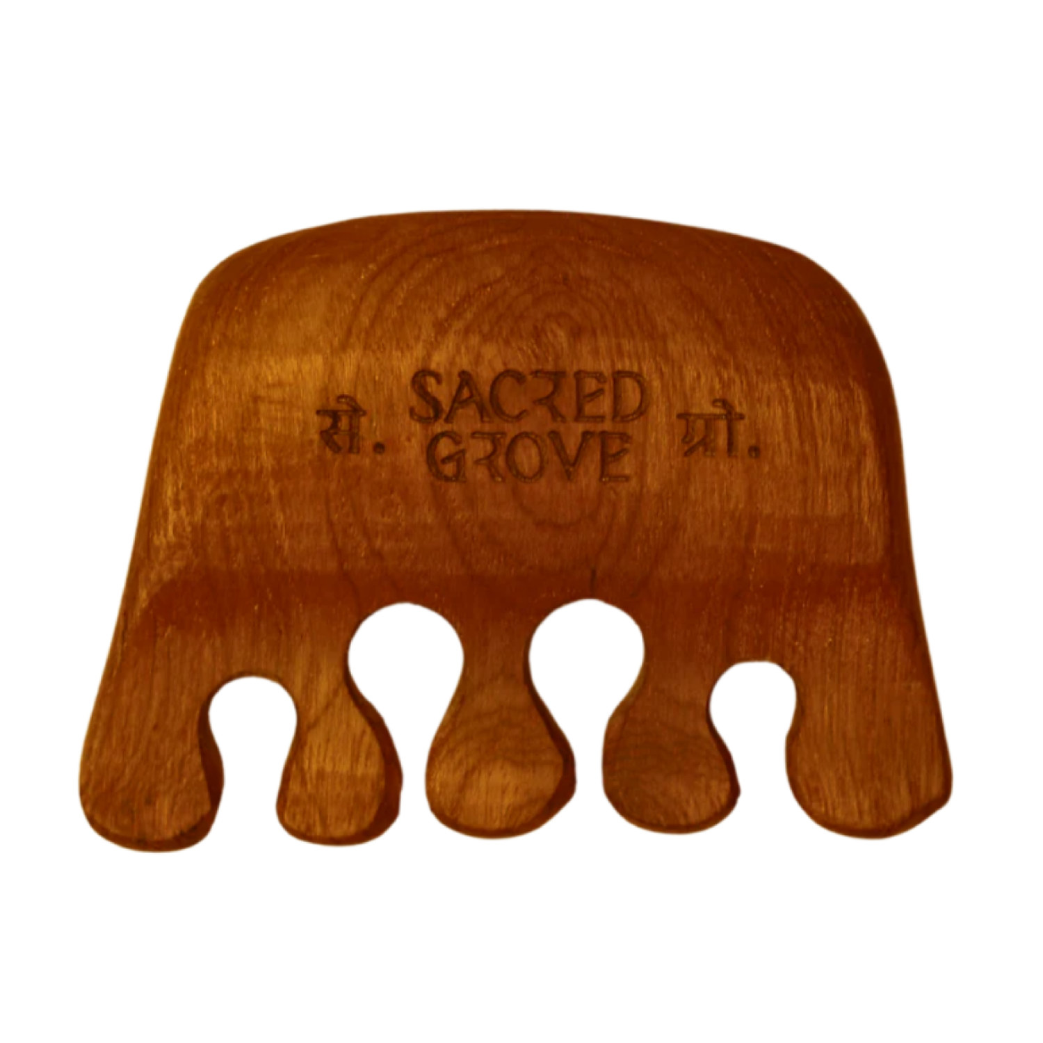 Elephant Head Wooden Massager Natural Tool for Scalp & Pressure Point (35gm) | Sacred Grove at Broadway
