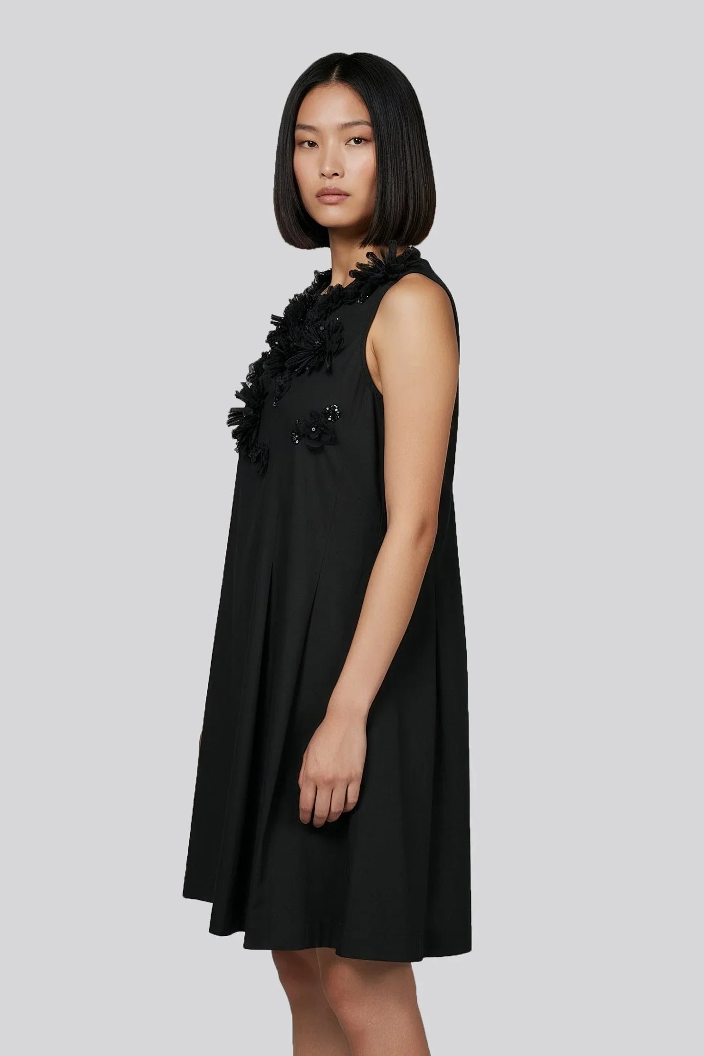 Embellished A-Line Dress
