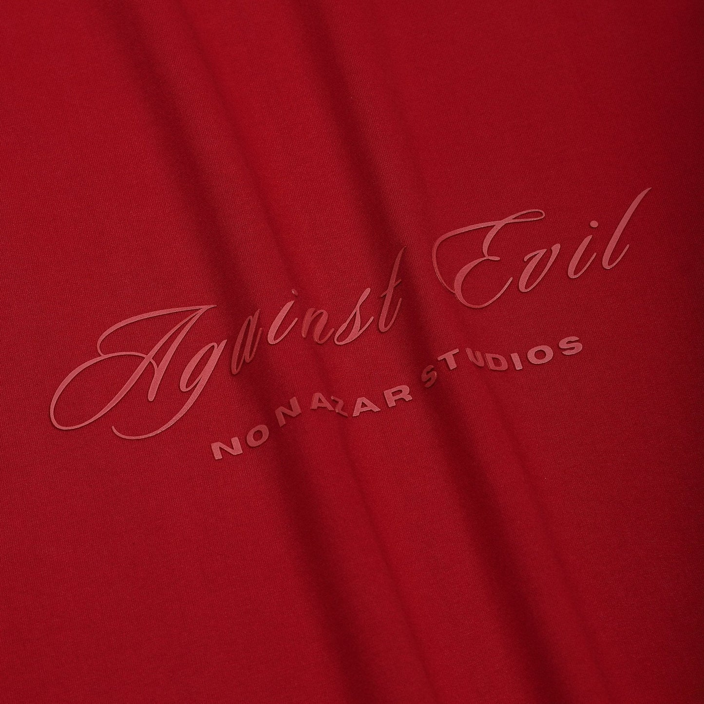 Essentials Tshirt - Bordeaux Red - Dual-Tone | No Nazar at Broadway