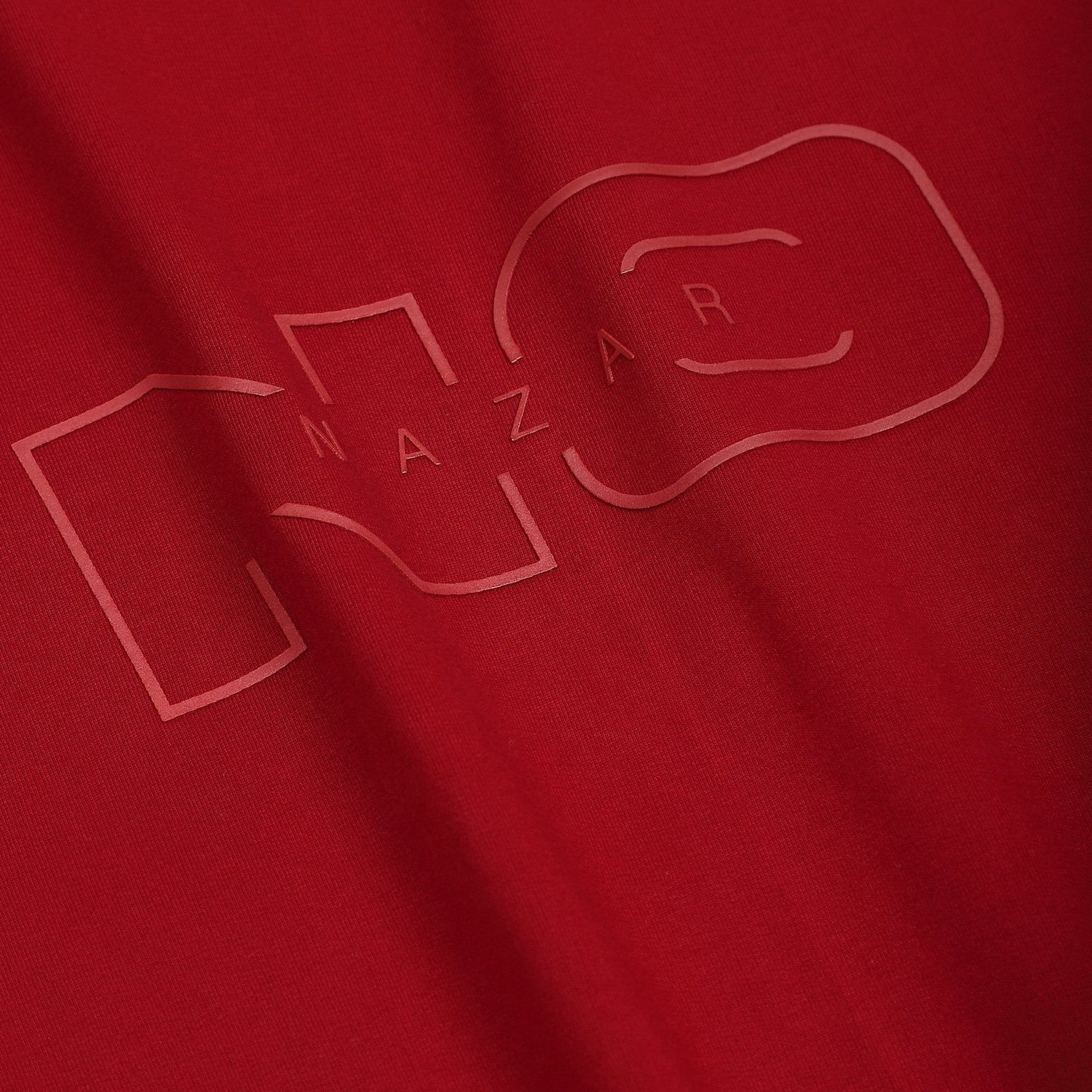 Essentials Tshirt - Bordeaux Red - Dual-Tone | No Nazar at Broadway