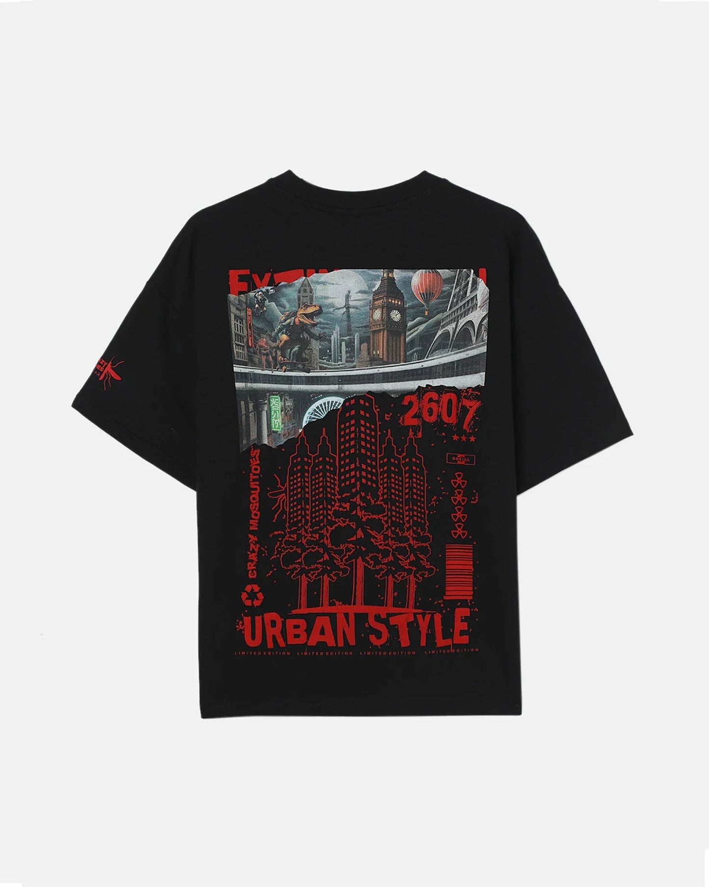 Extinction Tee Black | Crazy Mosquitoes at Broadway