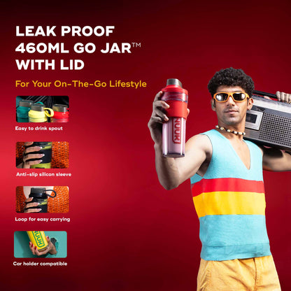 Nuuk KRUSH Compact Mixer Grinder with Go Jar