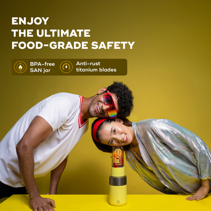 Nuuk KRUSH Compact Mixer Grinder with Go Jar