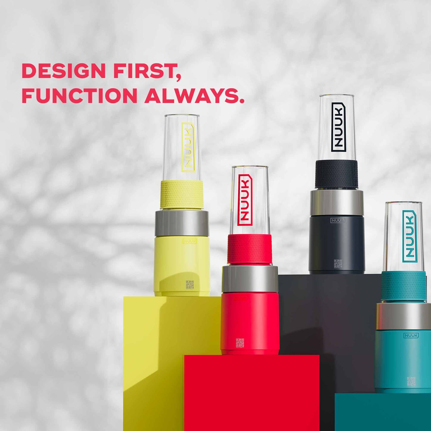 Nuuk KRUSH Compact Mixer Grinder with Go Jar