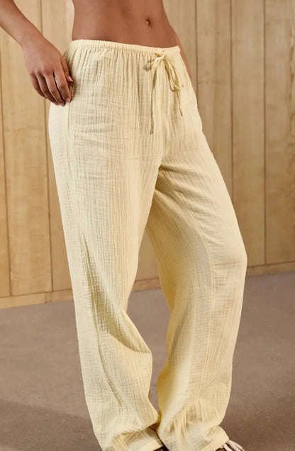 Guaze Cotton Drawstring Pant