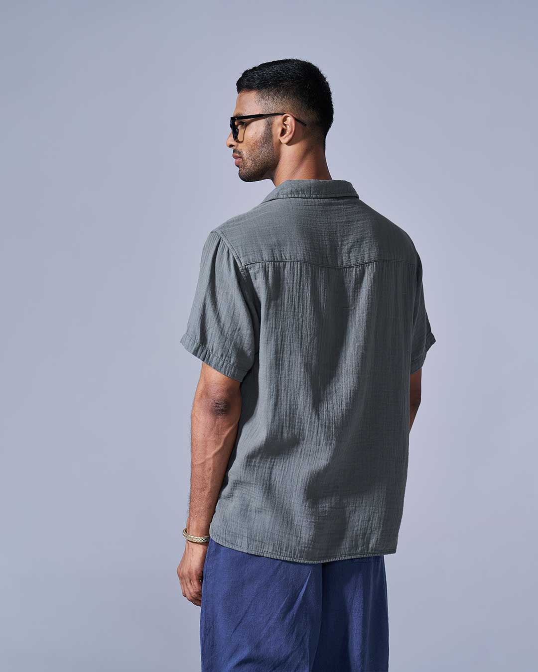 RWDY SOFT MUSLIN SHIRT | EVERGREEN FOG | RWDY at Broadway
