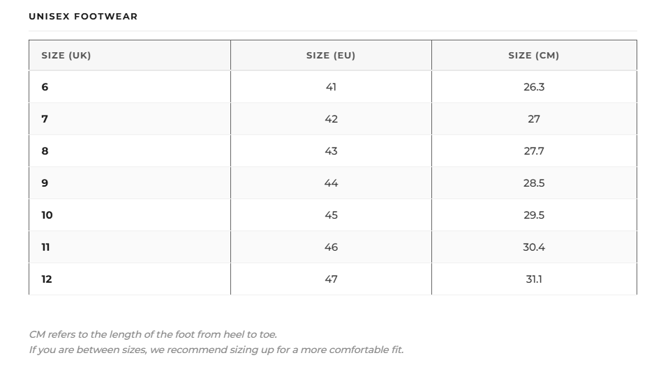 Size Guide