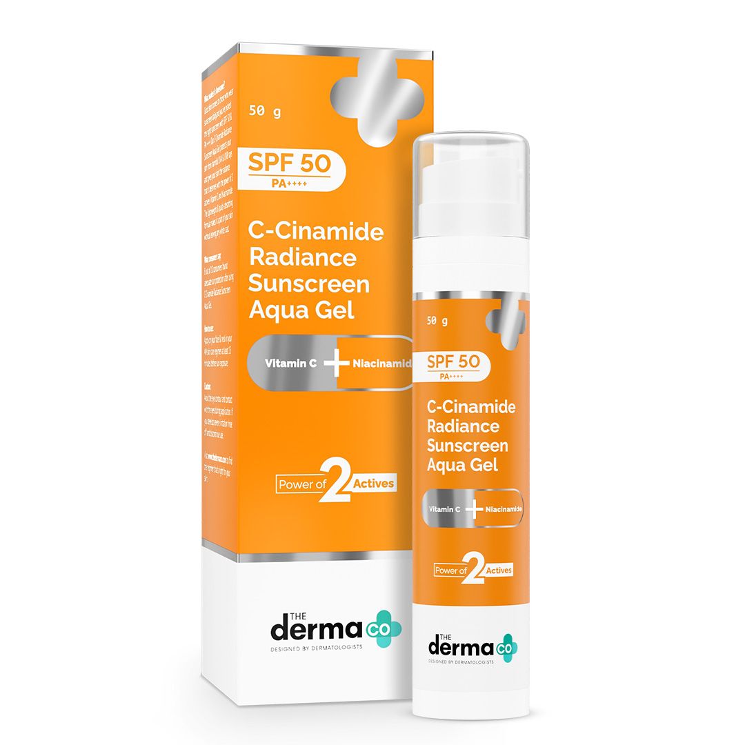 C-Cinamide R Sunscreen AquaGel | The Derma Co. at Broadway