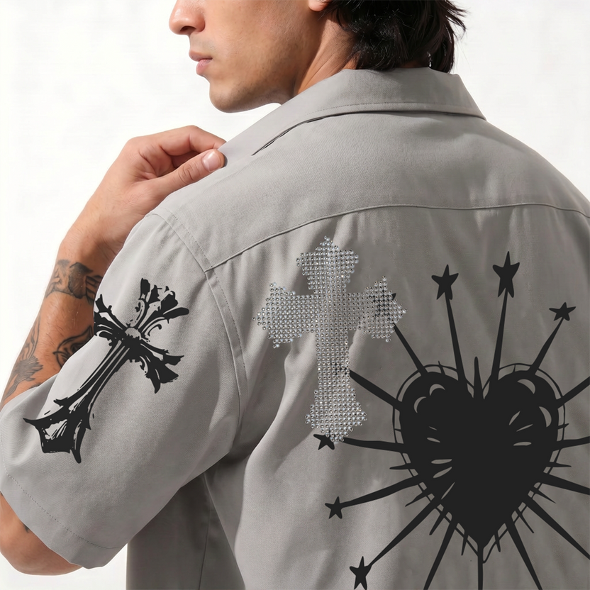 POLY CROSS STAR SHIRT