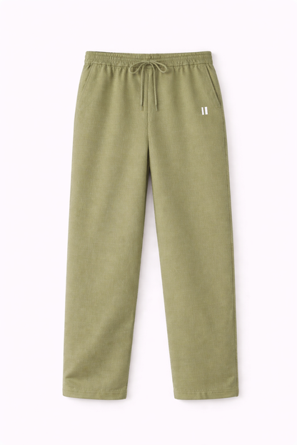Chapter2Drip Olive linen pants (Jr)