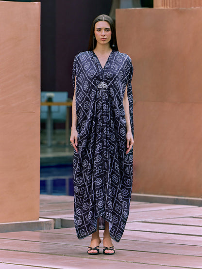 Diva Bandhani Kaftan