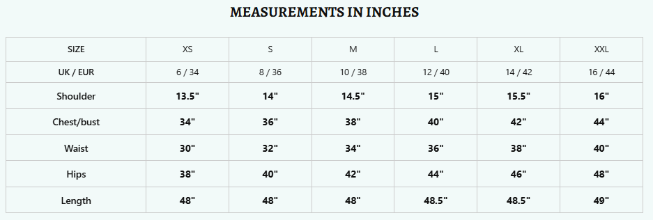 Size Guide
