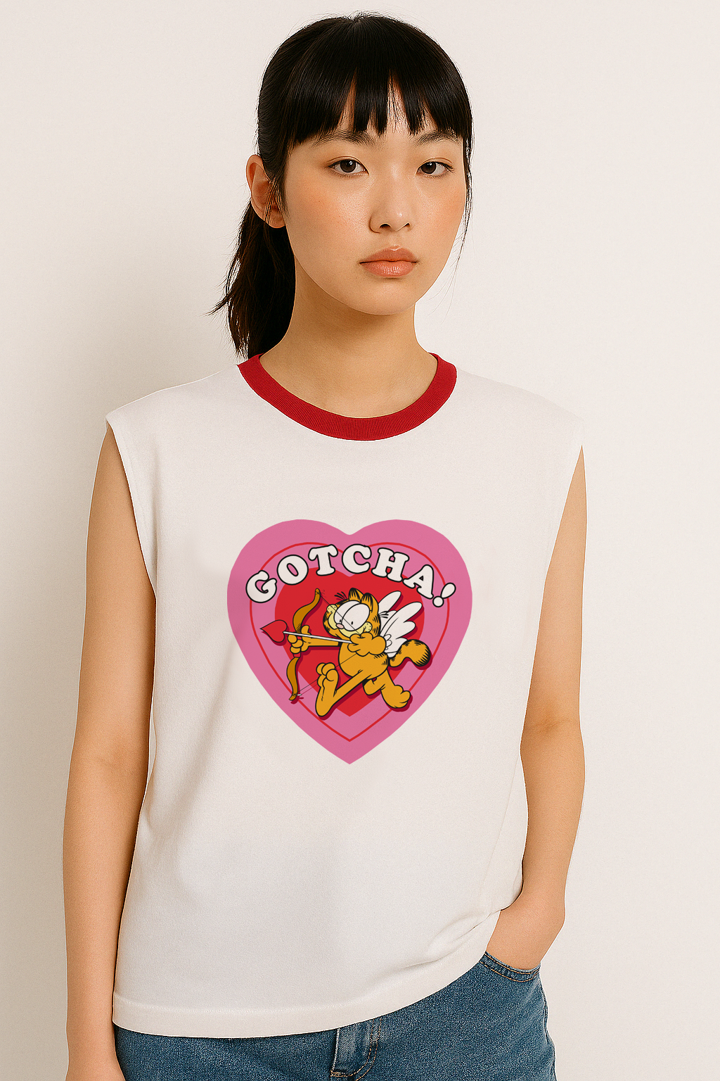 Garfield â€œGotcha!â€ Sleeveless Tee
