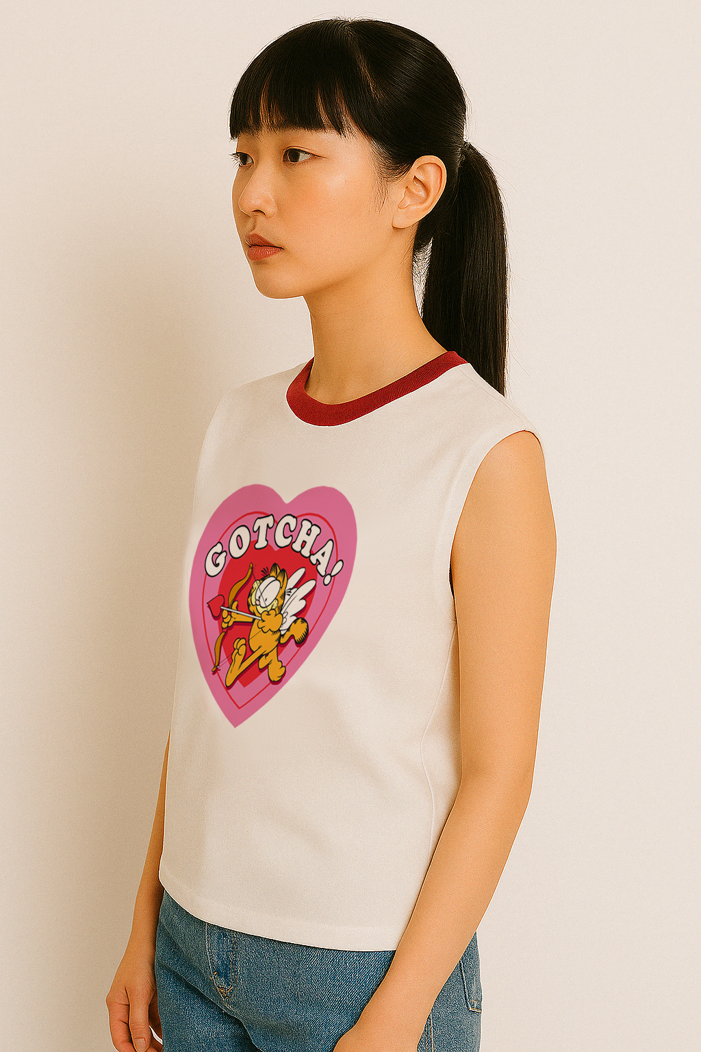 Garfield â€œGotcha!â€ Sleeveless Tee
