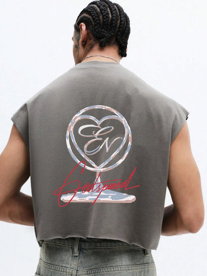 Cropped Raw Tank Top