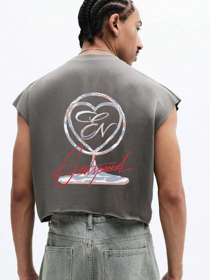 Cropped Raw Tank Top