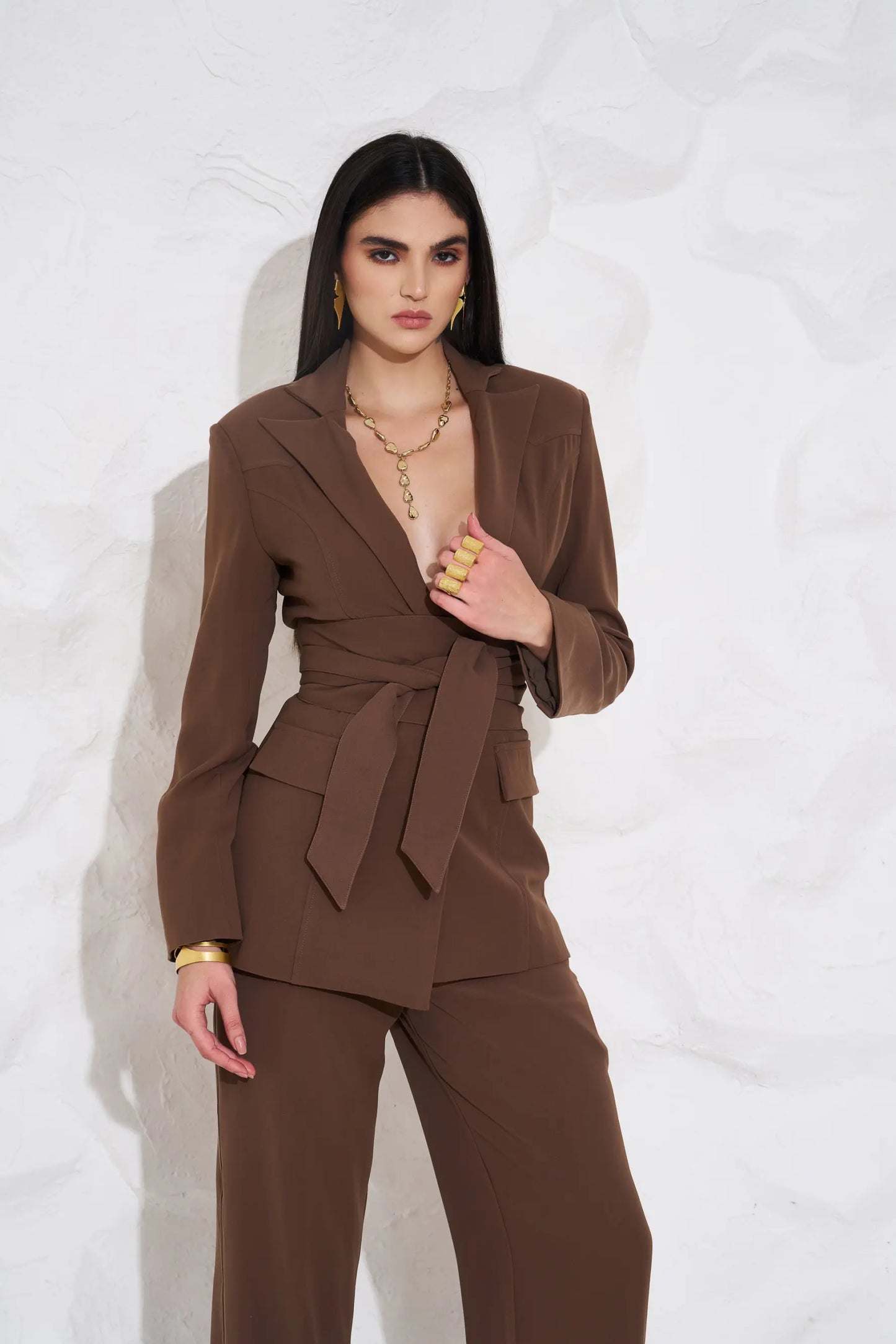 HALEY Tie Up Blazer