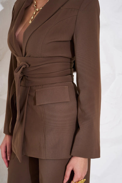 HALEY Tie Up Blazer