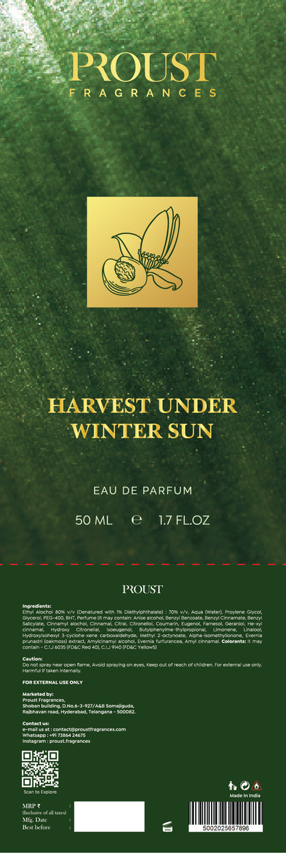 Harvest Under Winter Sun 50mL by Proust Fragrances