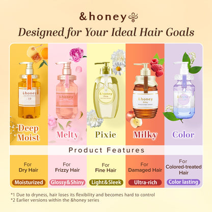 &honey Melting Moist Repair Shampoo & Treatment 5 Days Trial Pack 40ml/40g