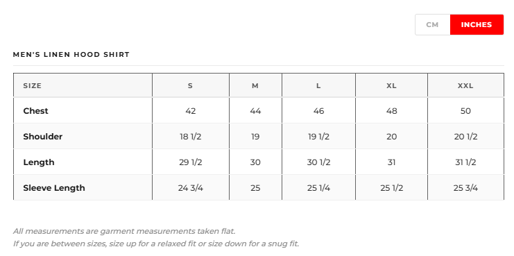 Size Guide