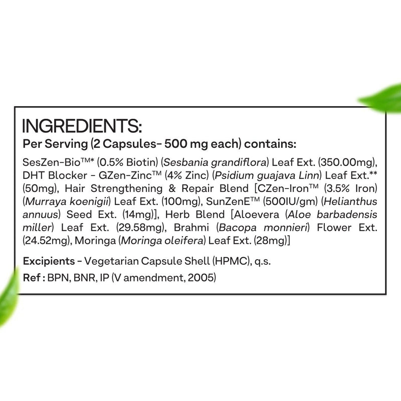 OZiva Hair Vitamins For Hair Re-Growth | OZiva at Broadway