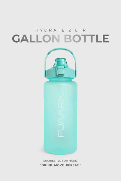 Hydrate 2 Ltr Gallon Bottle Light Green