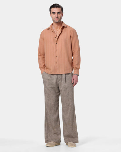 The Solara Linen Stripes Shirt