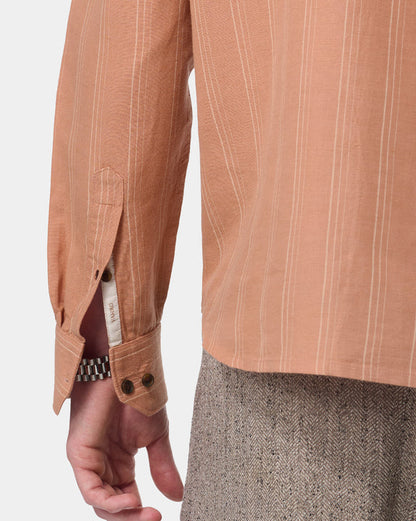 The Solara Linen Stripes Shirt