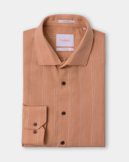 The Solara Linen Stripes Shirt