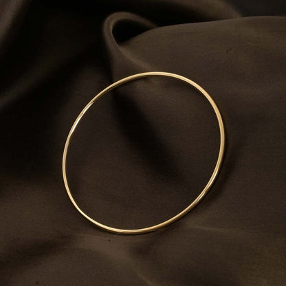 Round Wire Bangle Bracelet